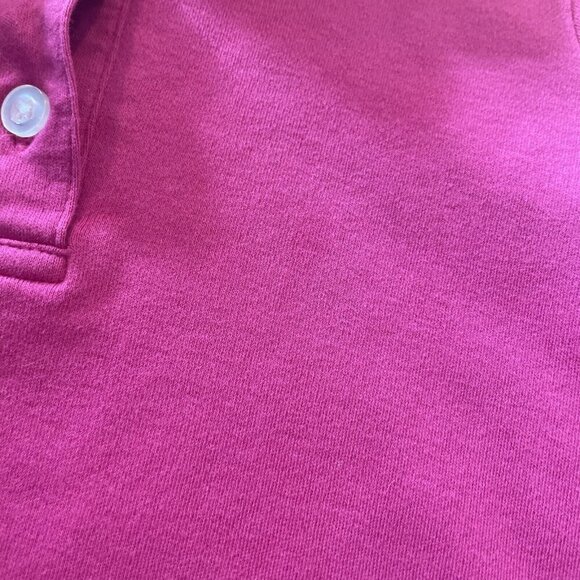 Primary.com Primary Girls 4 5 Dress Polo Pink Long Sleeve  Pockets - Picture 9 of 10